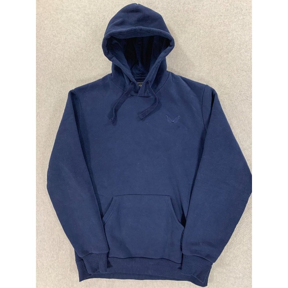 Castore Cotton/Polyester Midweight Hoodie Sweatshirt (Men's Medium) Blue